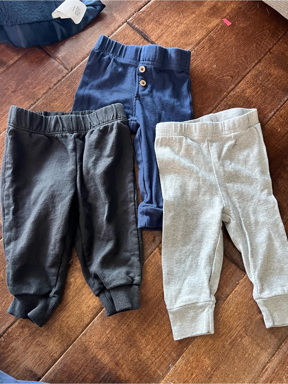 Carters Kids Basic Jogger Pants - Navy, Black, Gray